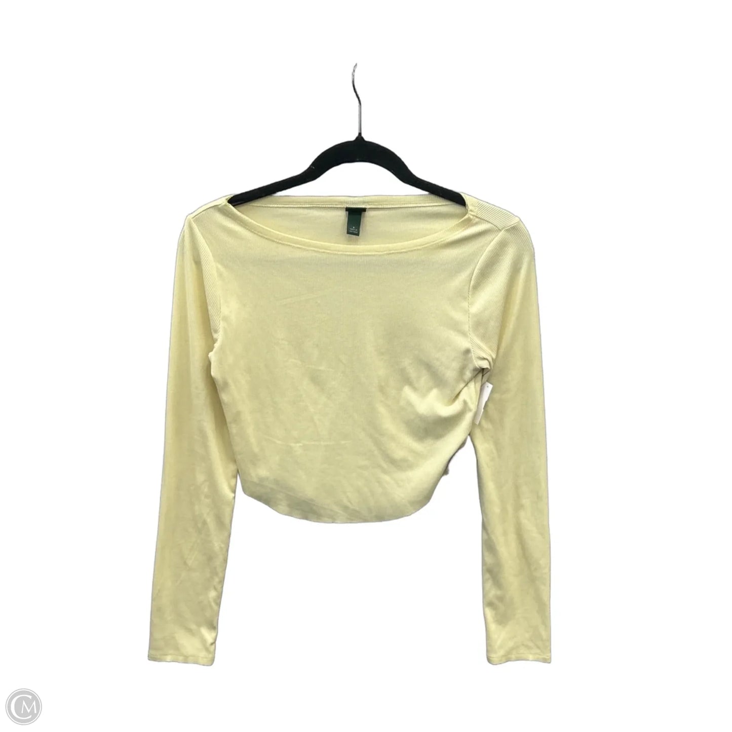 Top Long Sleeve By Wild Fable In Yellow, Size: S