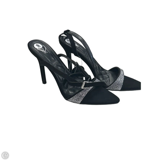 Sandals Heels Stiletto By Windsor In Black, Size: 8