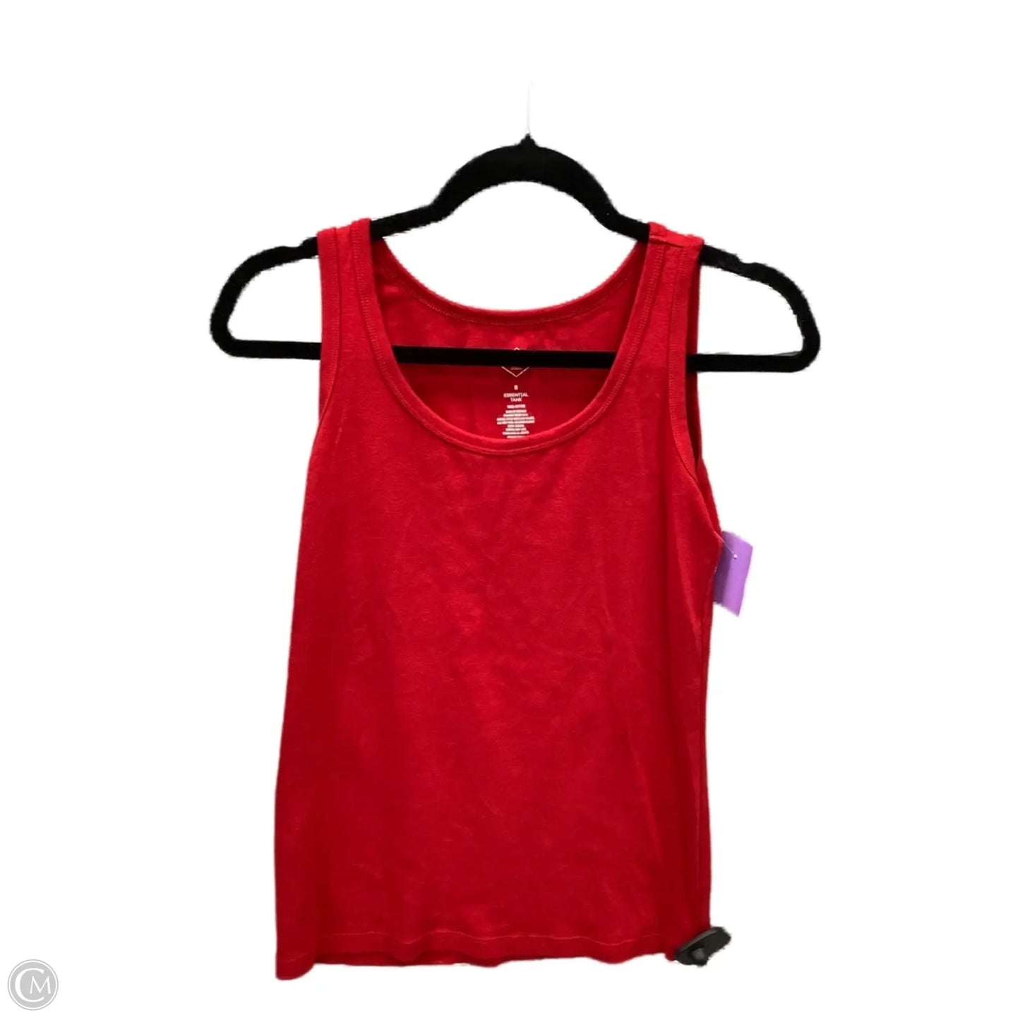 Top Sleeveless Basic By St Johns Bay In Red, Size: S