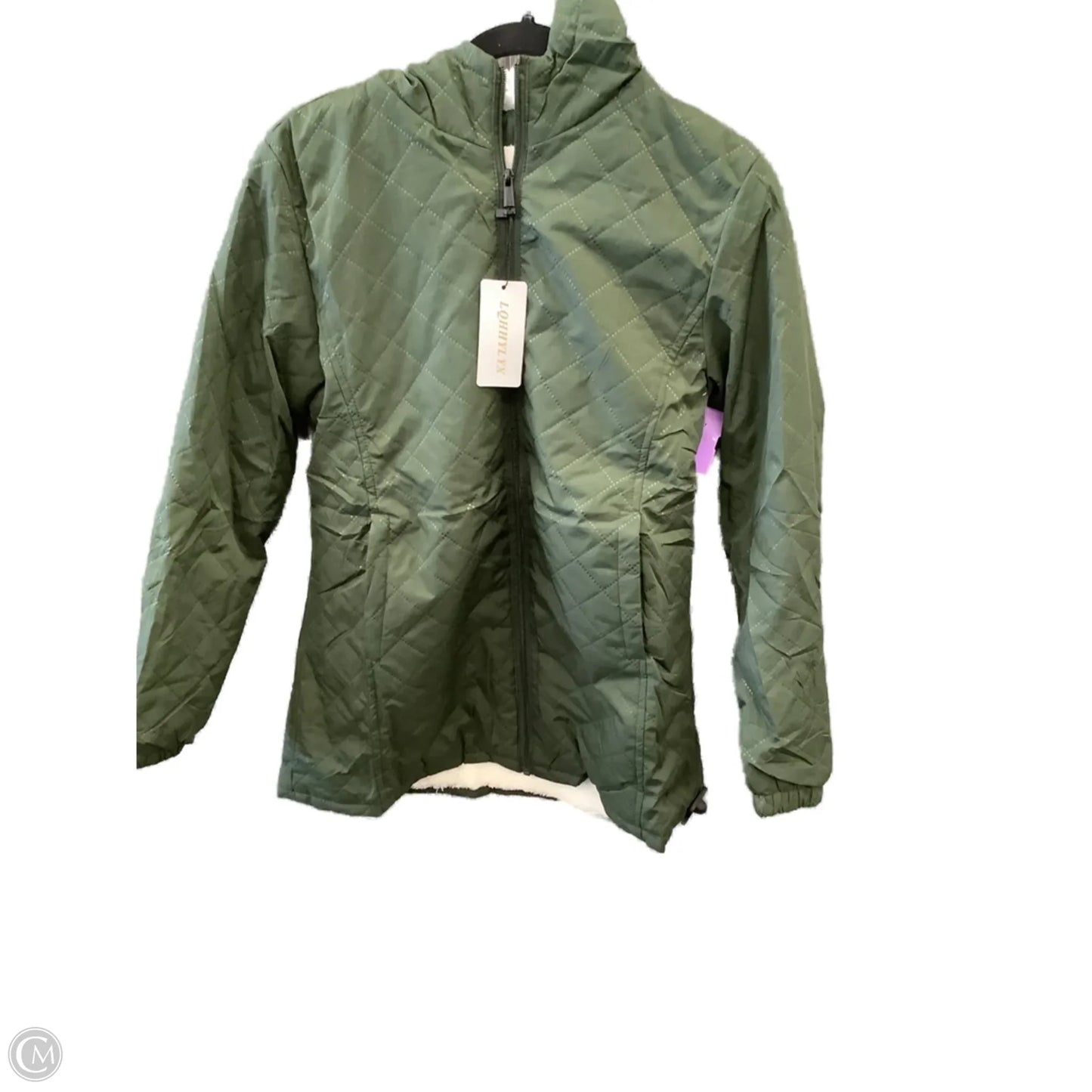 Coat Puffer & Quilted By Clothes Mentor In Green, Size: S