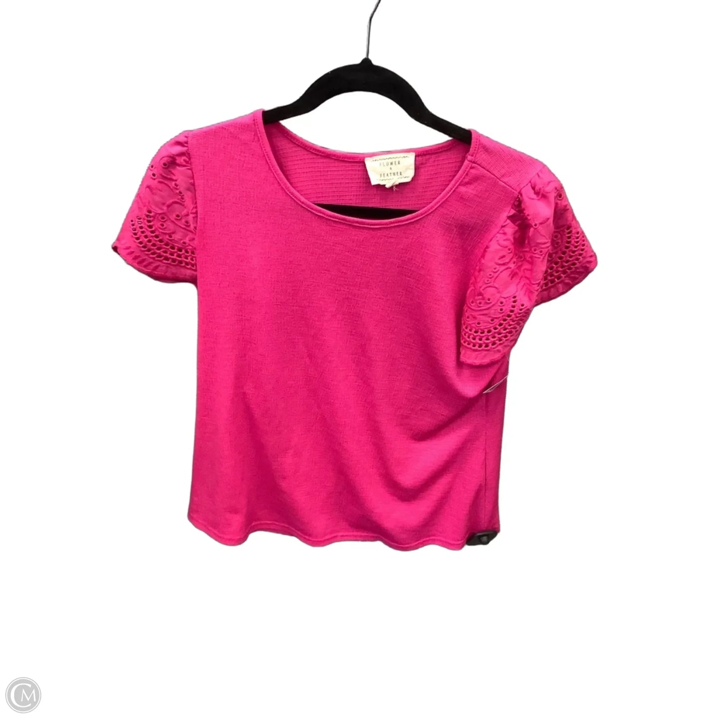 Top Short Sleeve By Clothes Mentor In Pink, Size: S