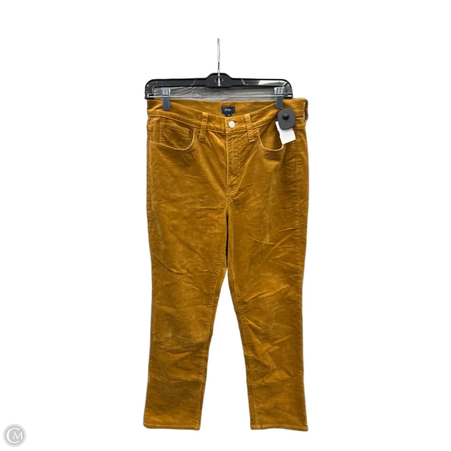 Jeans Straight By J. Crew In Yellow, Size: 6