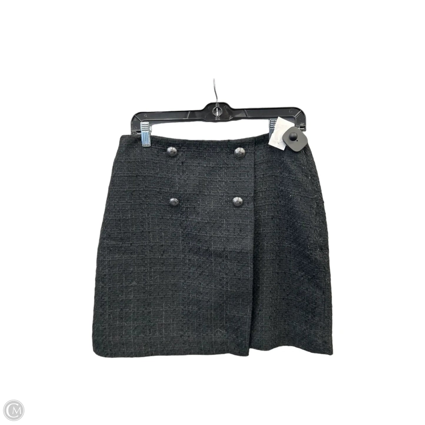 Skirt Midi By Loft In Black, Size: 6