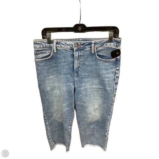 Jeans Straight By Chicos In Blue Denim, Size: 10