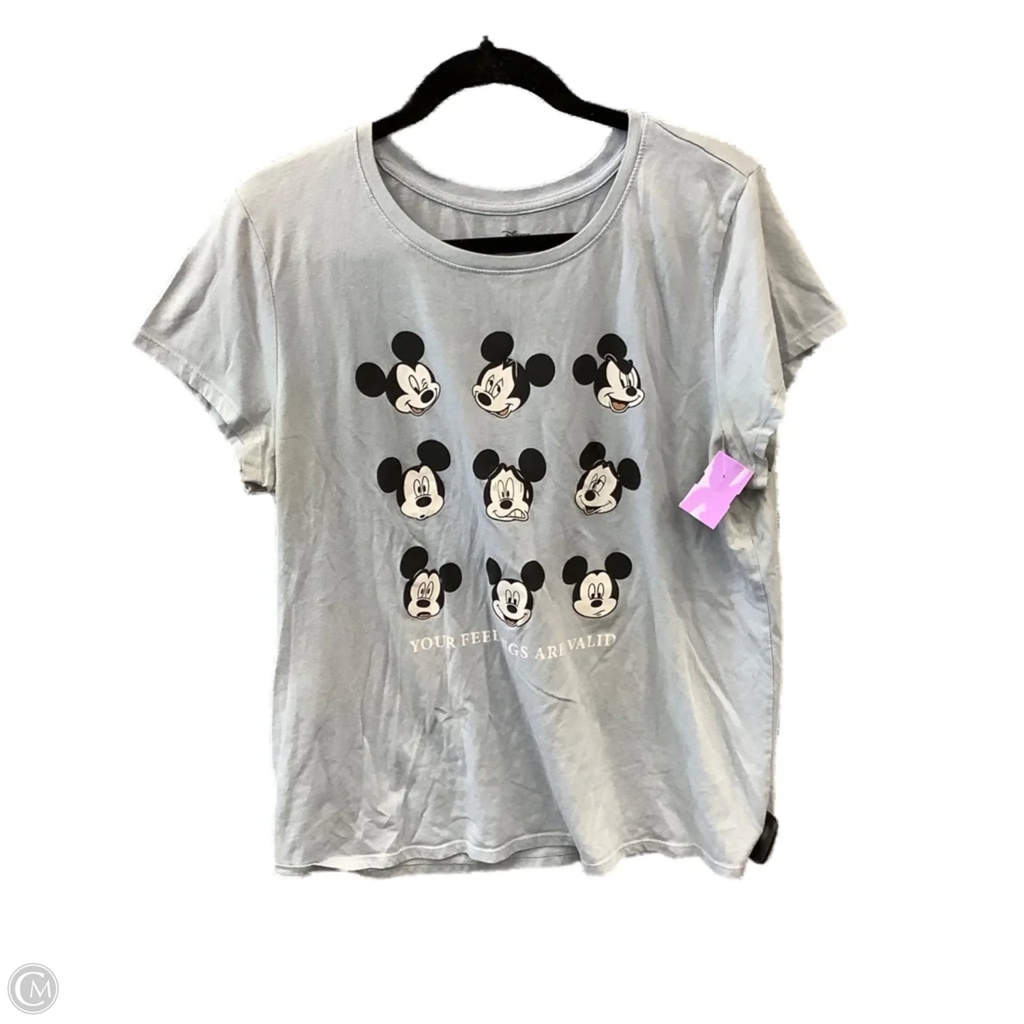 Top Short Sleeve By Disney Store In Blue, Size: Xl