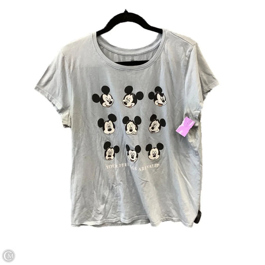 Top Short Sleeve By Disney Store In Blue, Size: Xl