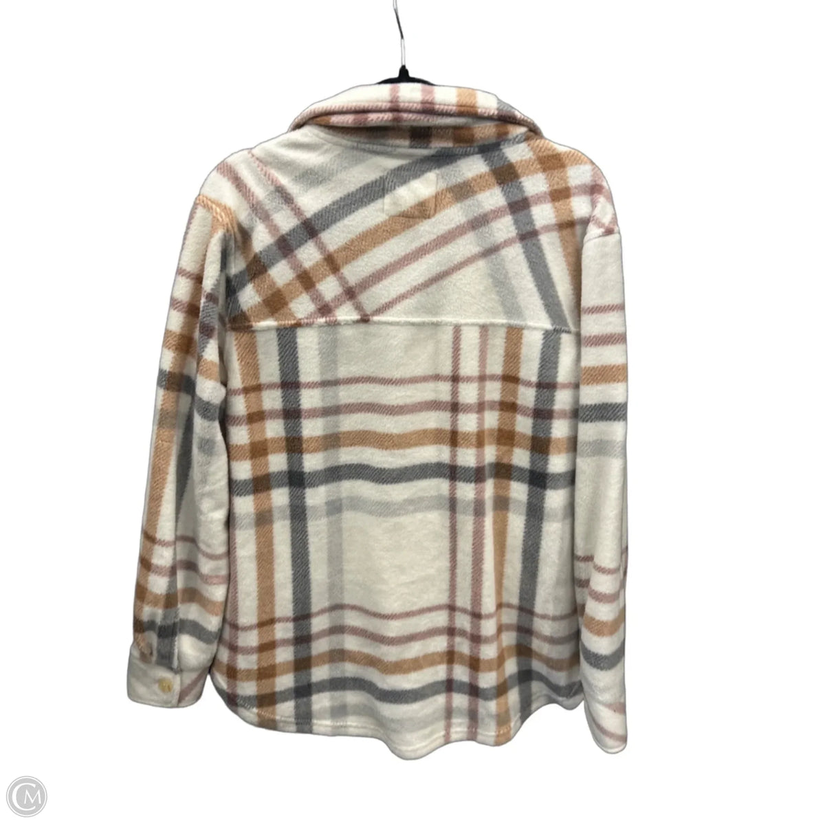 Jacket Shirt By Thread And Supply In Plaid Pattern, Size: M