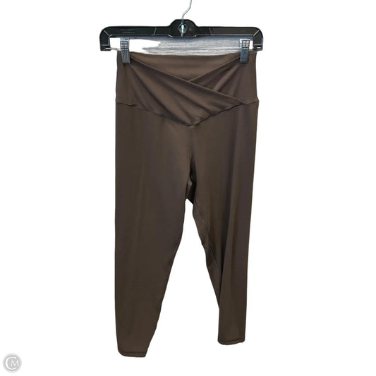 Athletic Leggings By Aerie In Brown, Size: L