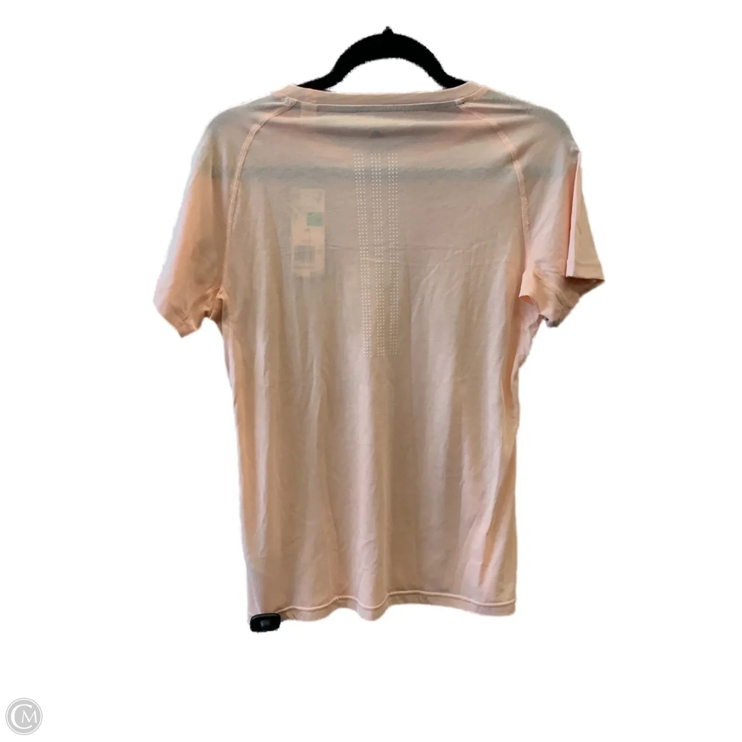 Athletic Top Short Sleeve By Adidas In Pink, NEW! Size: M