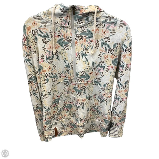 Sweatshirt Hoodie By Clothes Mentor In Floral Print, Size: S
