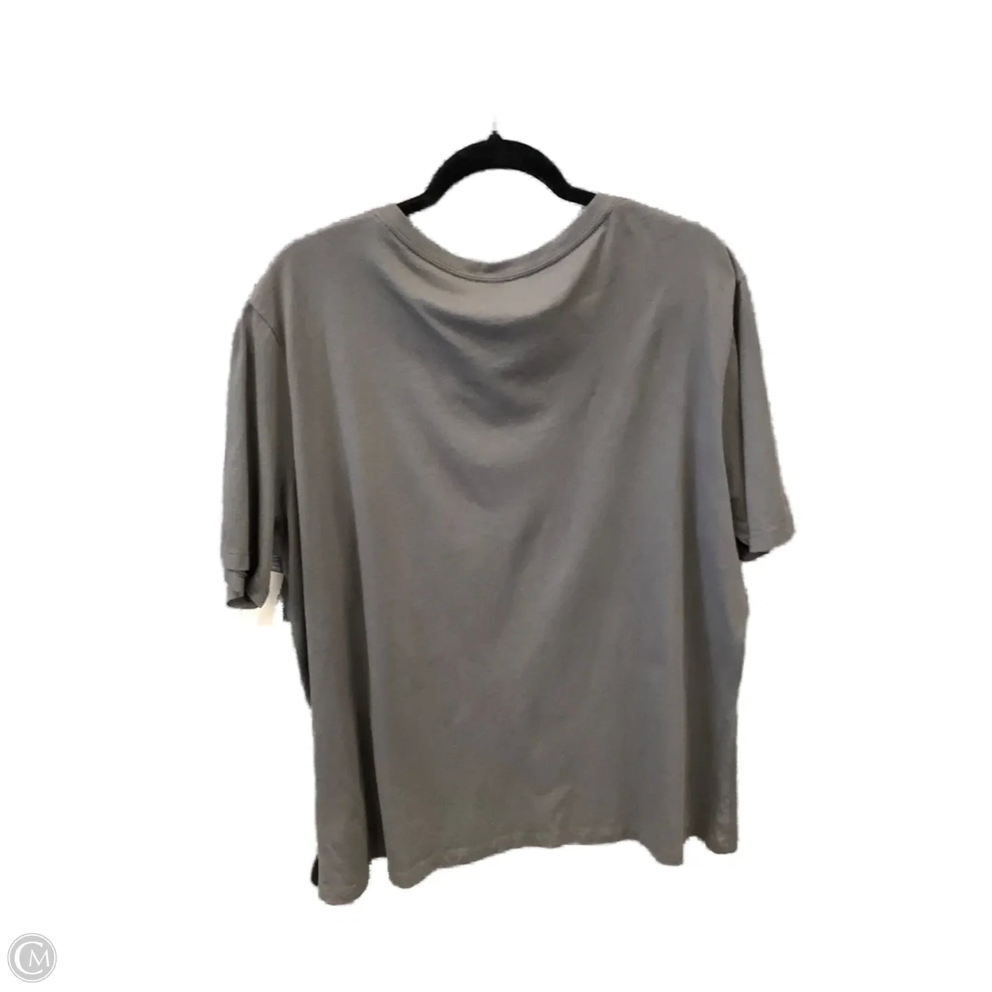 Top Short Sleeve Basic By Bella + Canvas In Grey, Size: 3x