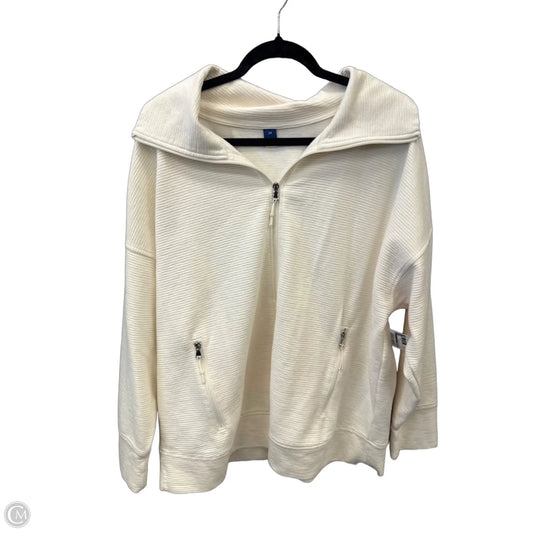 Sweatshirt Collar By Old Navy In Cream, Size: 2x