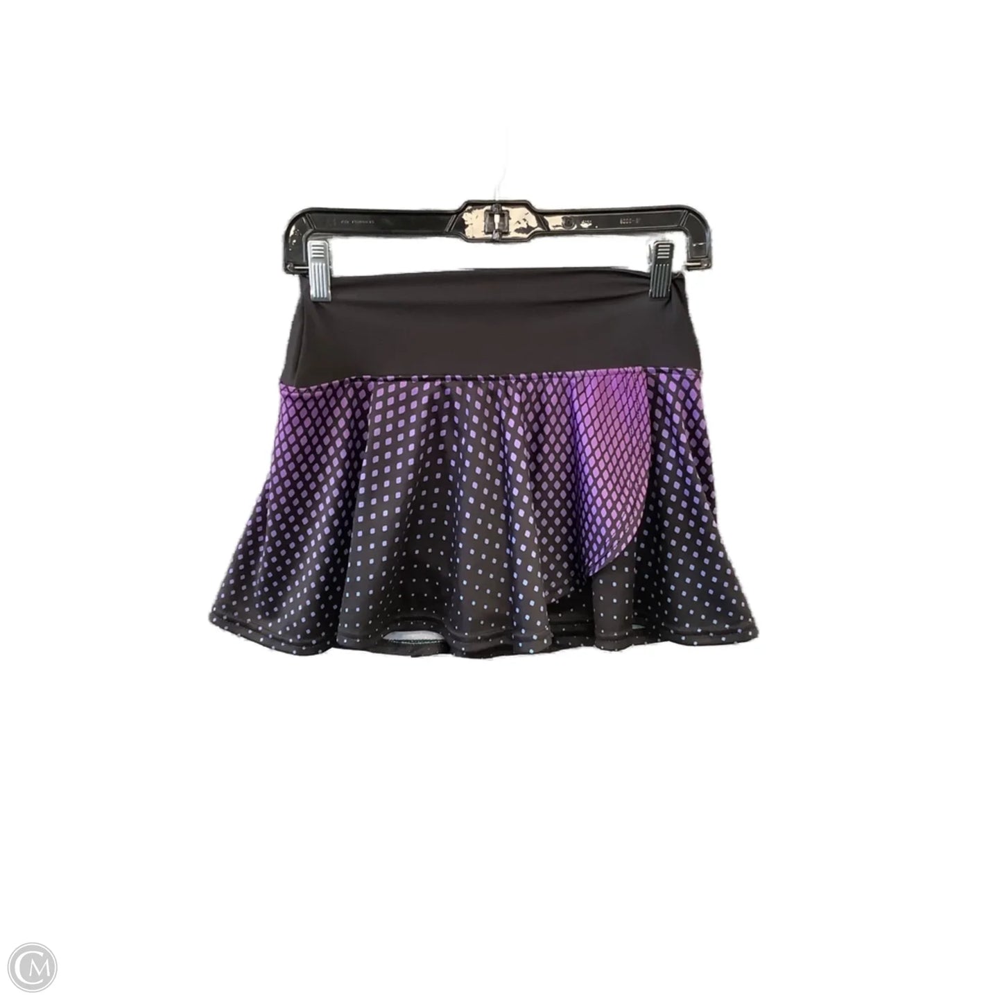 Athletic Skort By Clothes Mentor In Black & Purple, Size: S