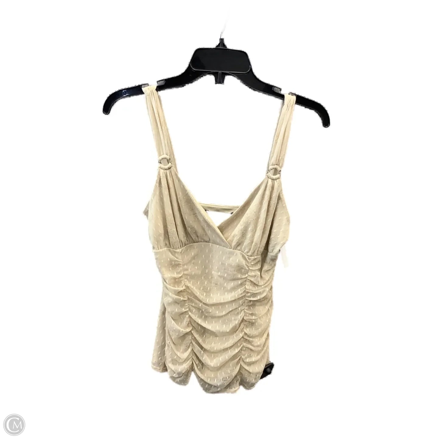 Top Sleeveless By Express In Beige, Size: S