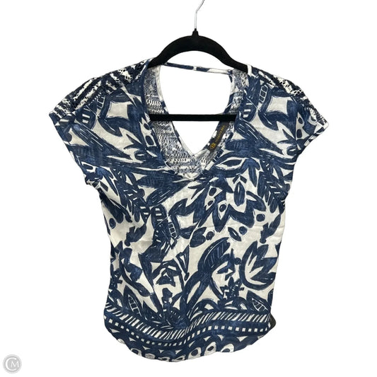Top Sleeveless By Outback Red In Blue & White, Size: Xs