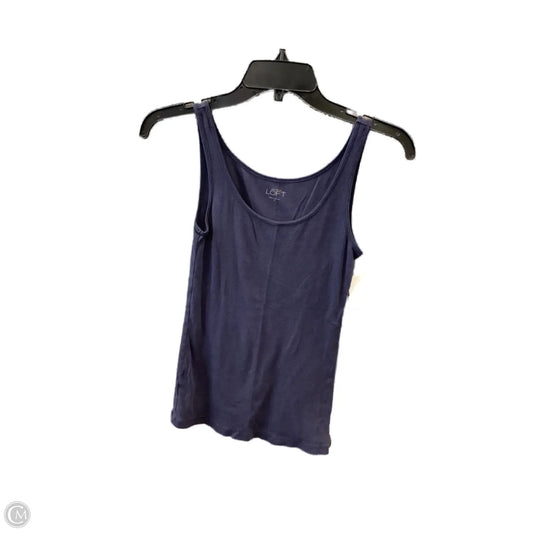 Top Sleeveless Basic By Loft In Blue, Size: S