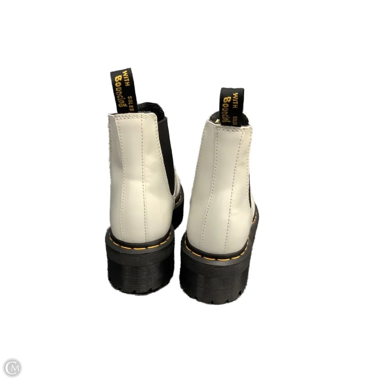 Boots Combat By Dr Martens In White, Size: 6