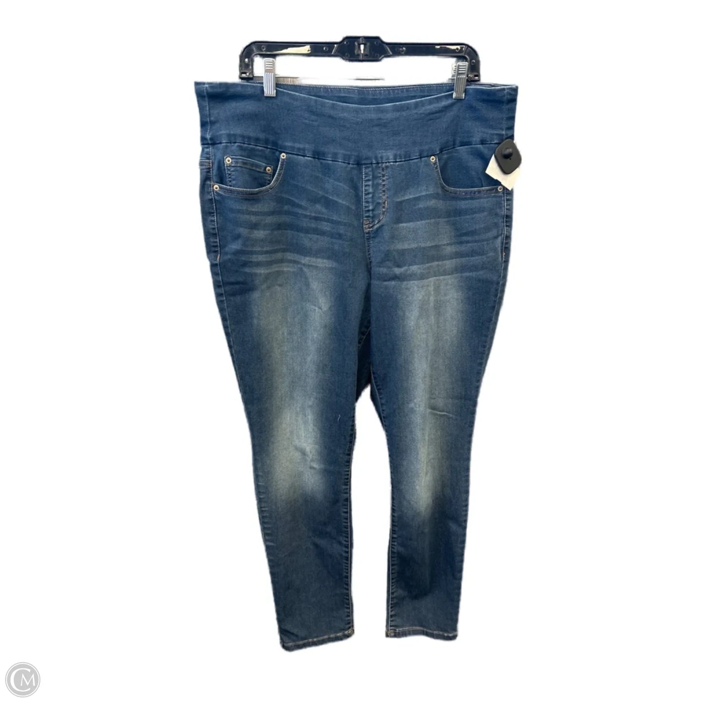 Jeans Skinny By Clothes Mentor In Blue Denim, Size: 2x