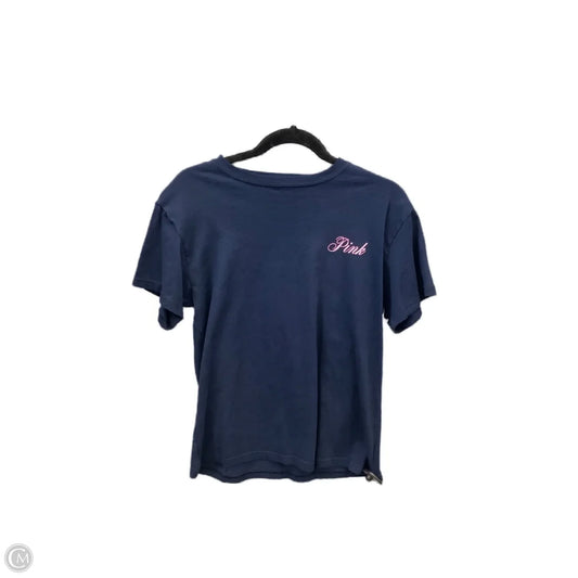 Top Short Sleeve By Pink In Blue, Size: Xs