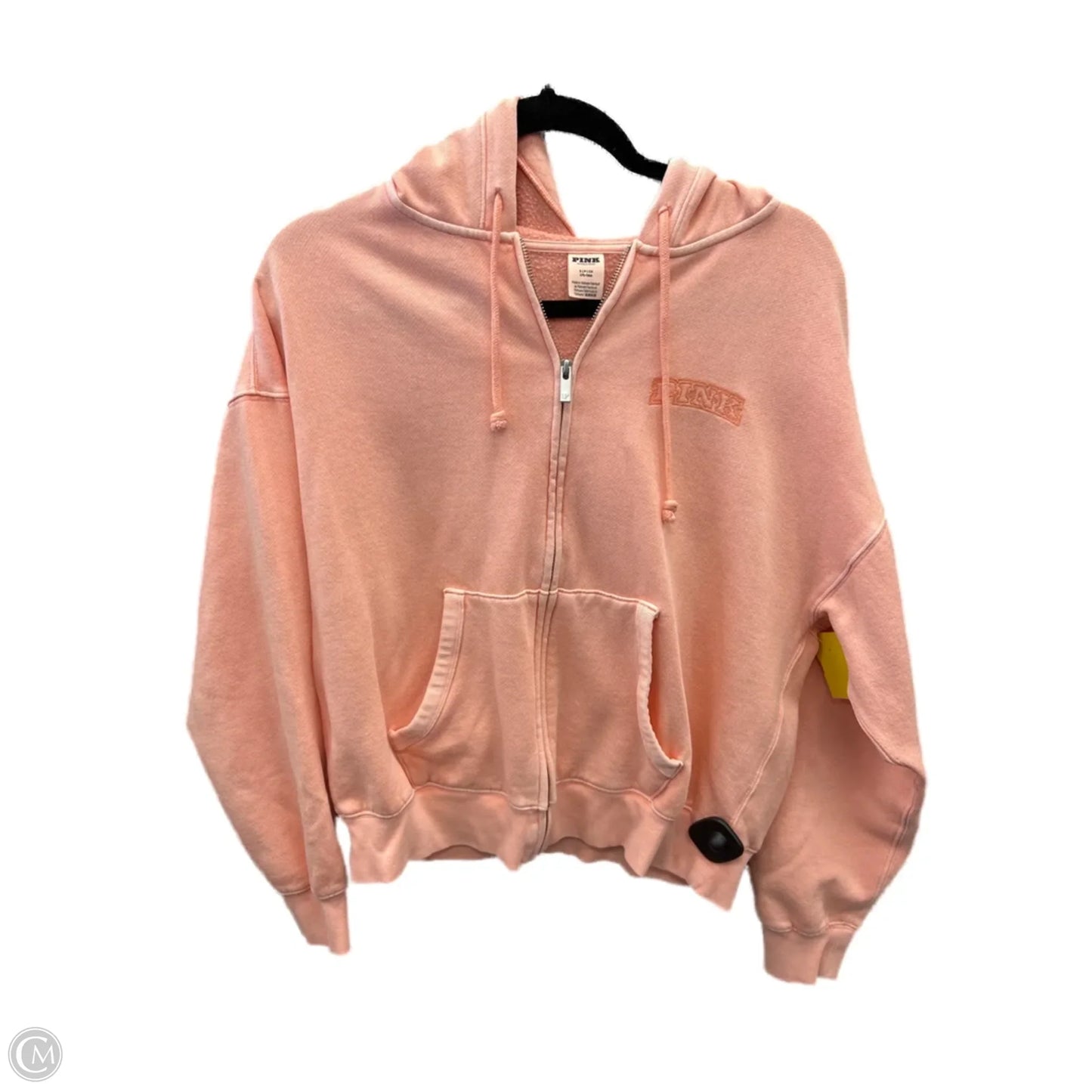 Sweatshirt Hoodie By Pink In Pink, Size: S