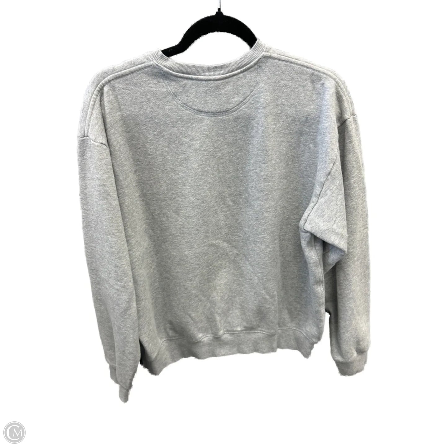 Sweatshirt Crewneck By Pink In Grey, Size: M