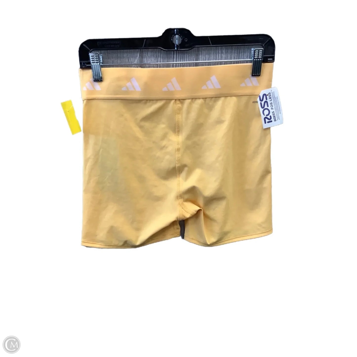 Athletic Shorts By Adidas In Yellow, Size: M