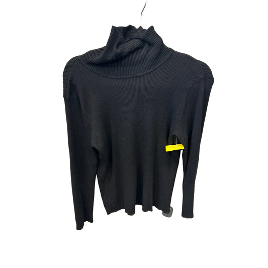 Top Long Sleeve By Chicos In Black, Size: L