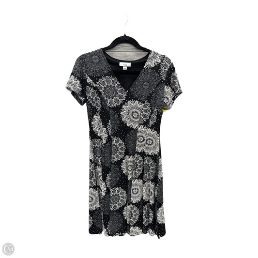 Dress Casual Midi By Croft And Barrow In Black & White, Size: S