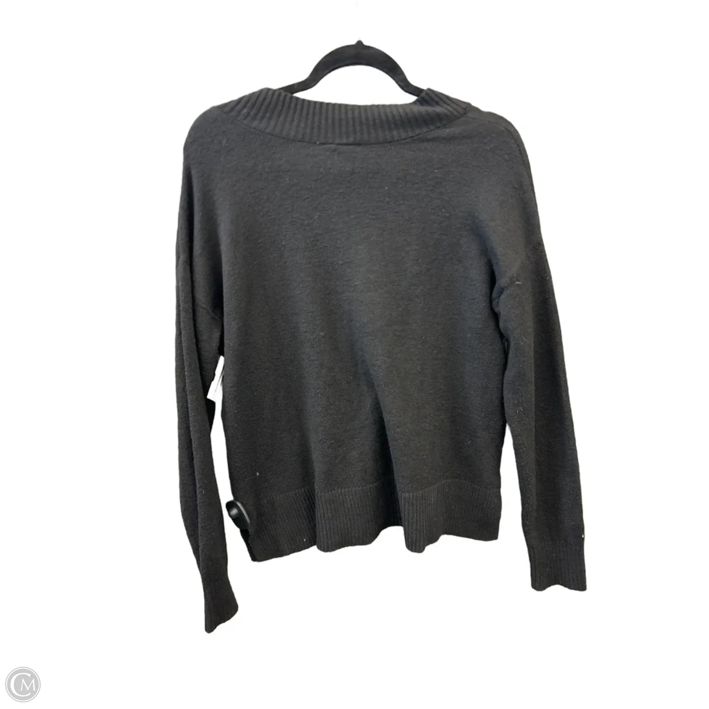 Top Long Sleeve By Ana In Black, Size: M