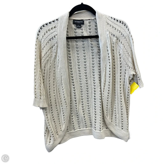 Cardigan By Liz Claiborne In Beige, Size: M