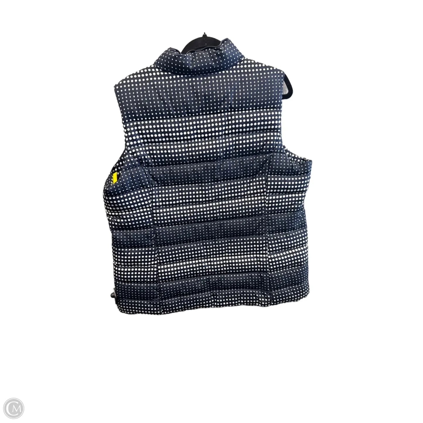 Vest Puffer & Quilted By Tommy Hilfiger In Blue & White, Size: Xxl