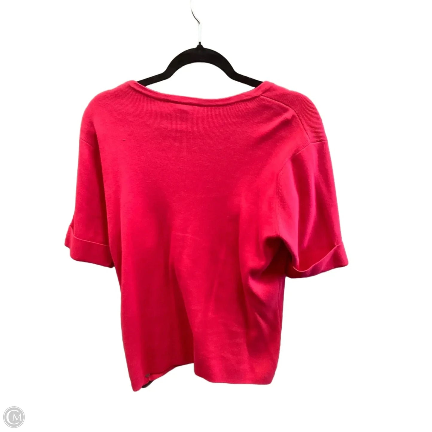 Top Short Sleeve By Talbots In Pink, Size: M