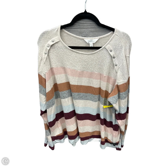 Top Long Sleeve By Market & Spruce In Multi-colored, Size: 3x