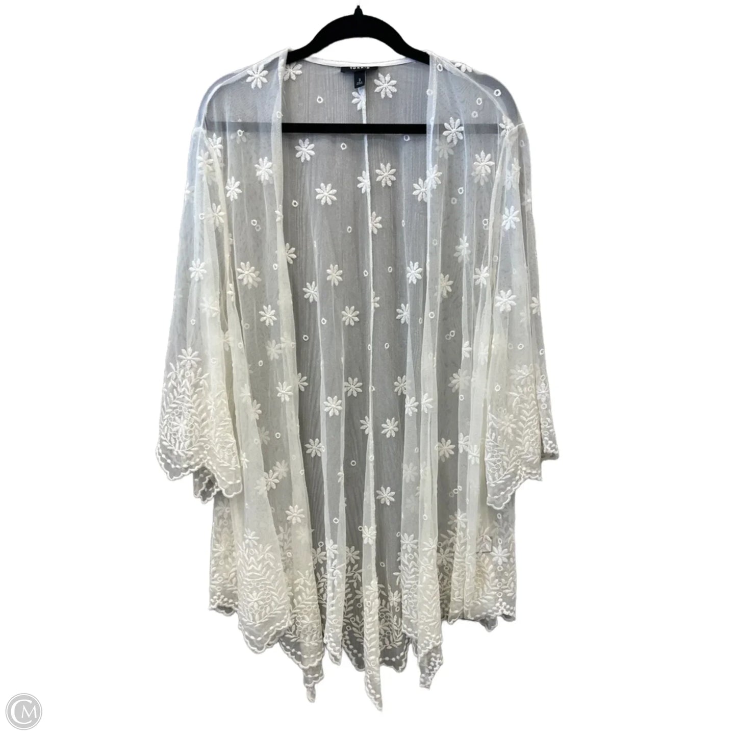 Kimono By Torrid In White, Size: 3x