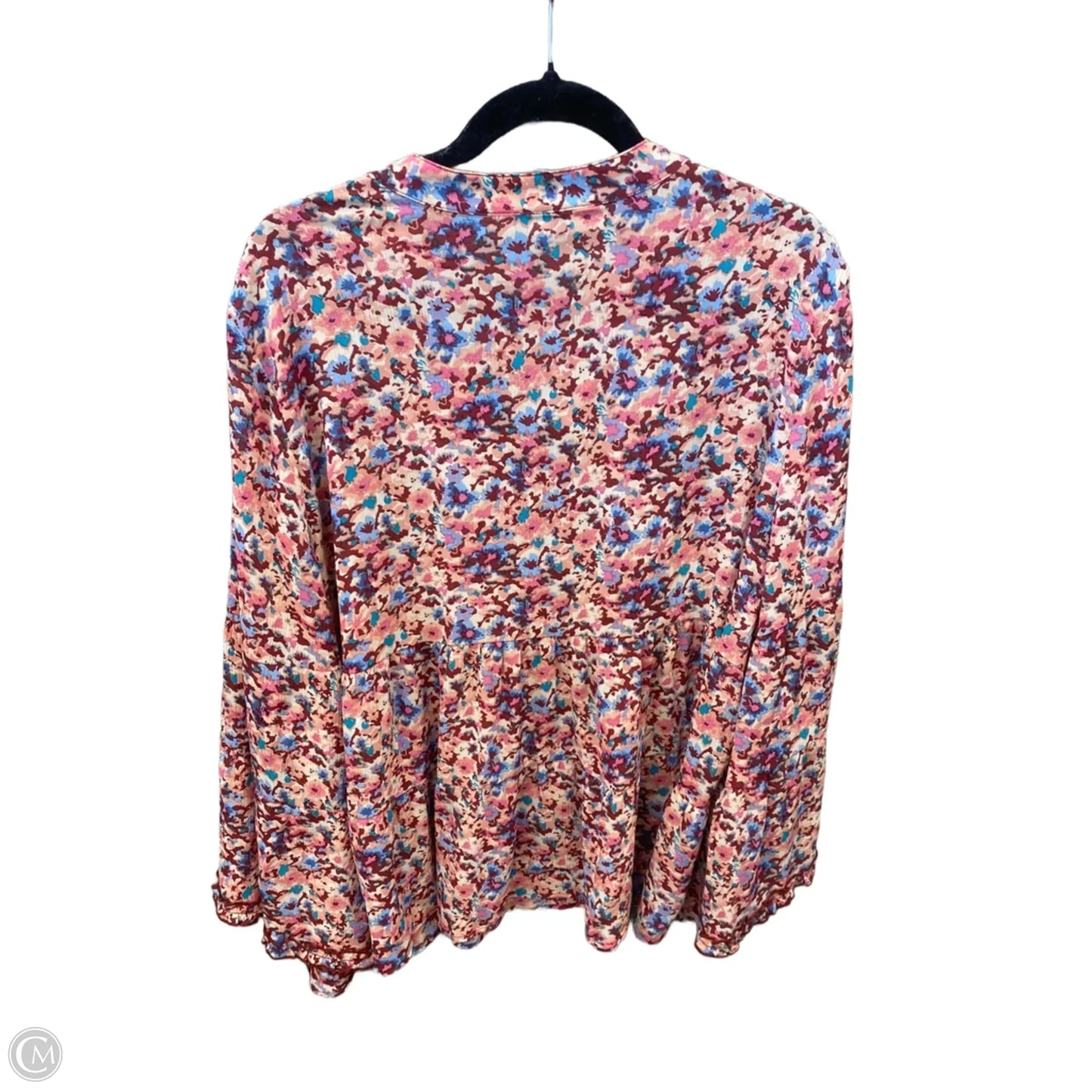Top Long Sleeve By Ophelia Roe In Multi-colored, Size: 2x