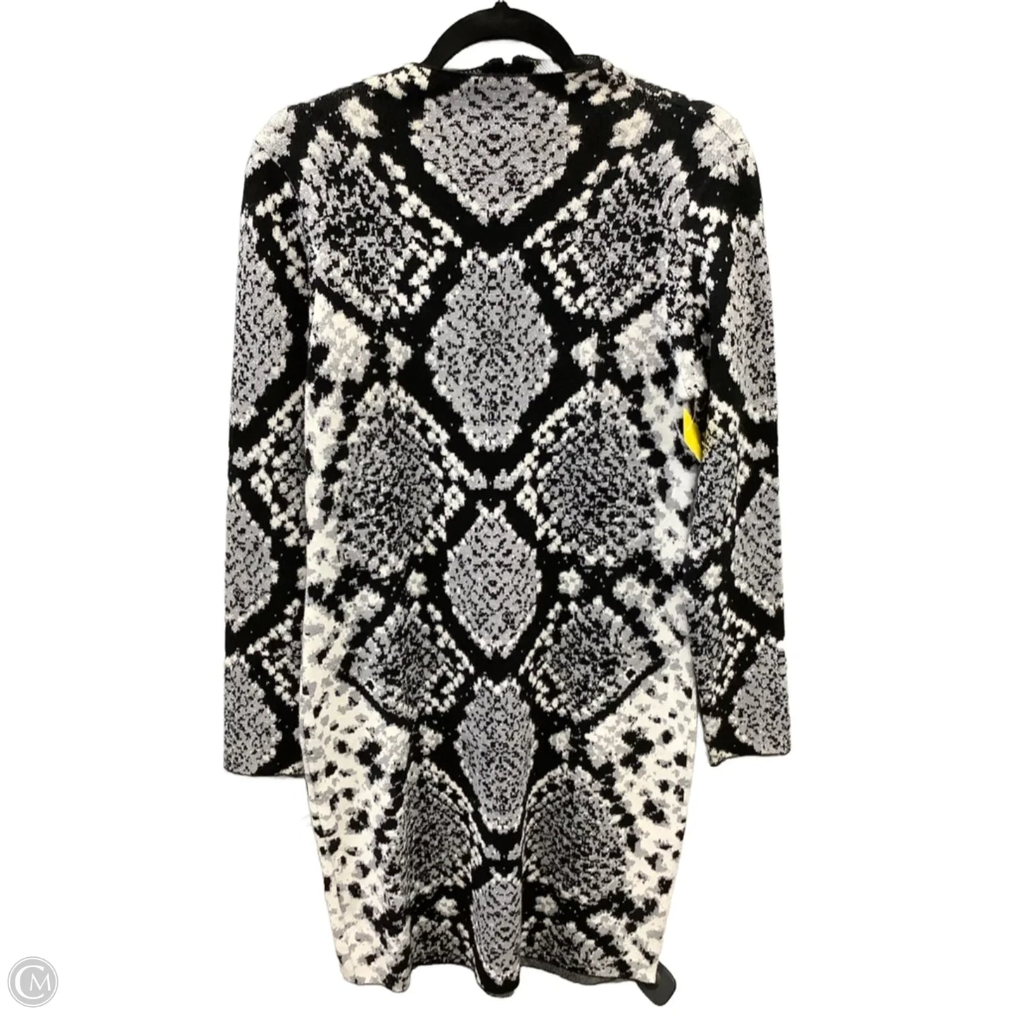 Dress Casual Midi By Tahari In Black & White, Size: L