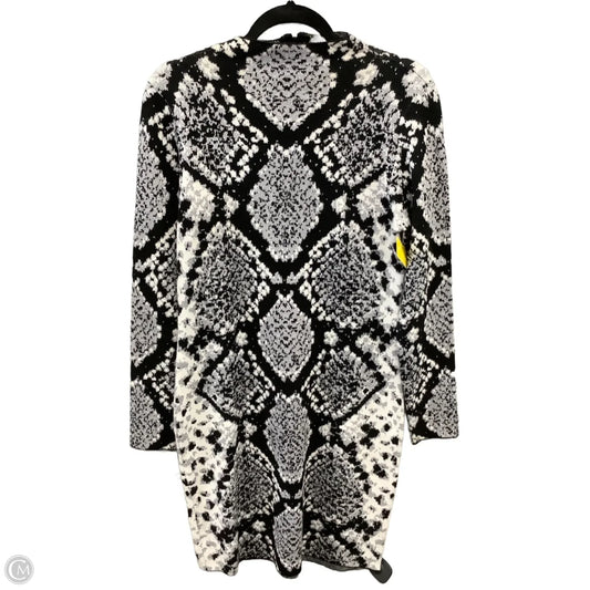 Dress Casual Midi By Tahari In Black & White, Size: L