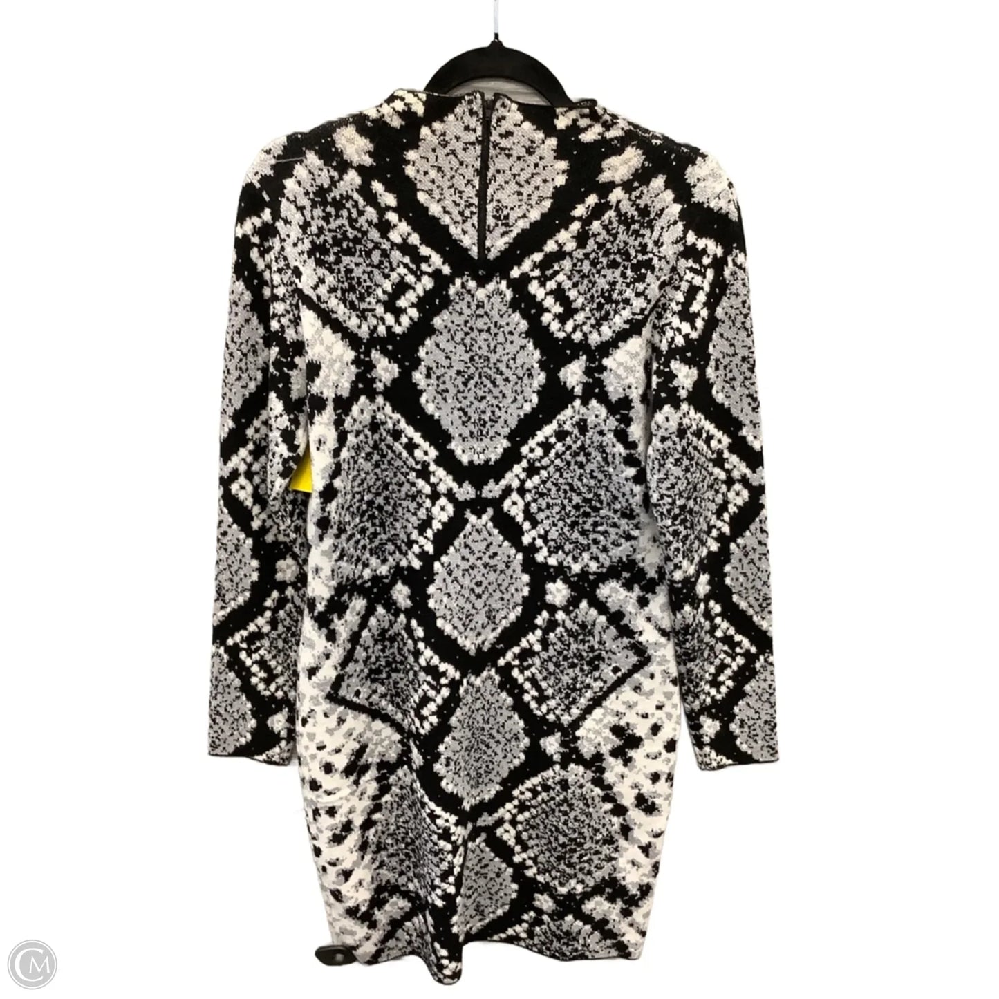 Dress Casual Midi By Tahari In Black & White, Size: L