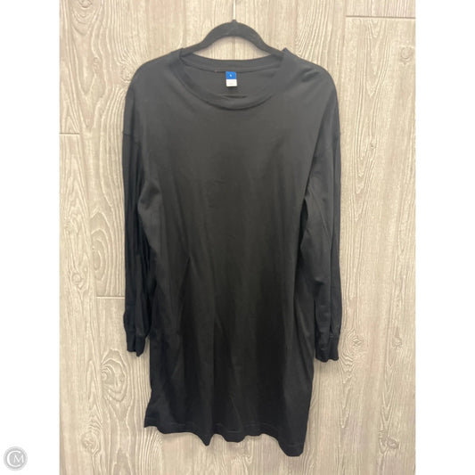 Dress Casual Midi By Old Navy In Black, Size: L