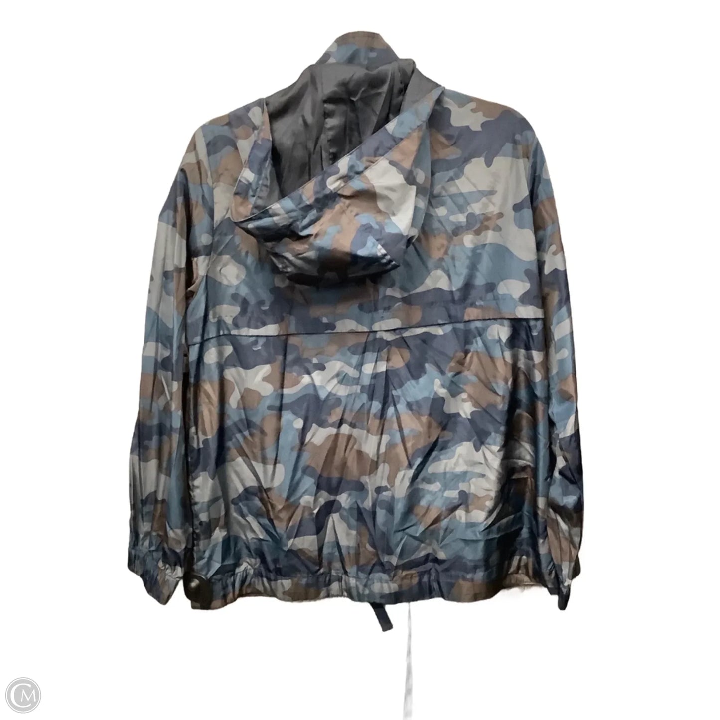 Jacket Windbreaker By Ci Sono In Camouflage Print, Size: Xl
