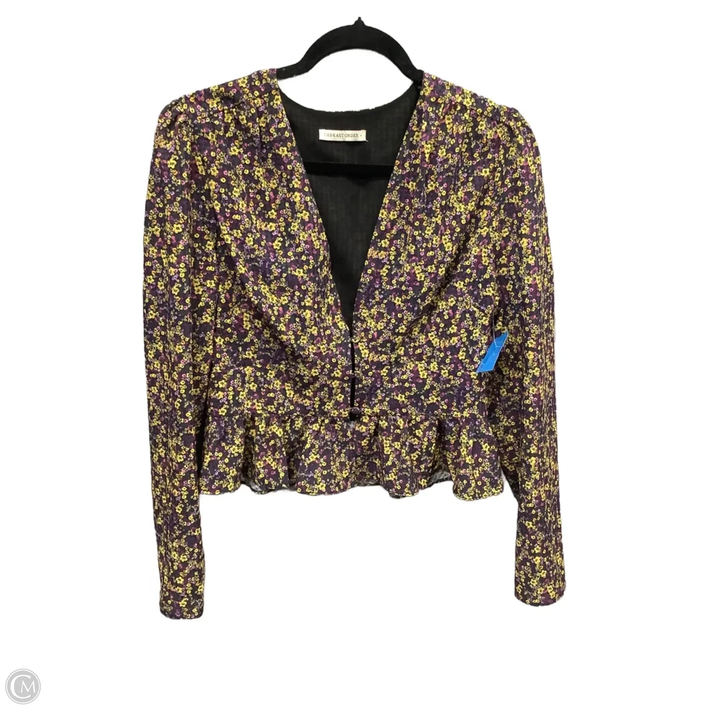 Top Long Sleeve By Clothes Mentor In Floral Print, Size: L