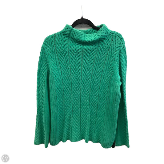 Sweater By Liz Claiborne In Green, Size: Xl