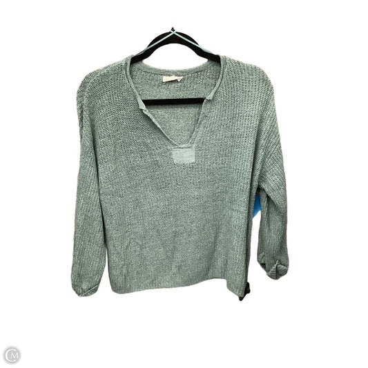 Top Long Sleeve By Blu Pepper In Blue, Size: S