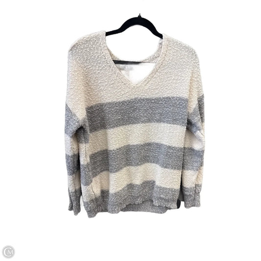 Top Long Sleeve By Knox Rose In Tan, Size: M