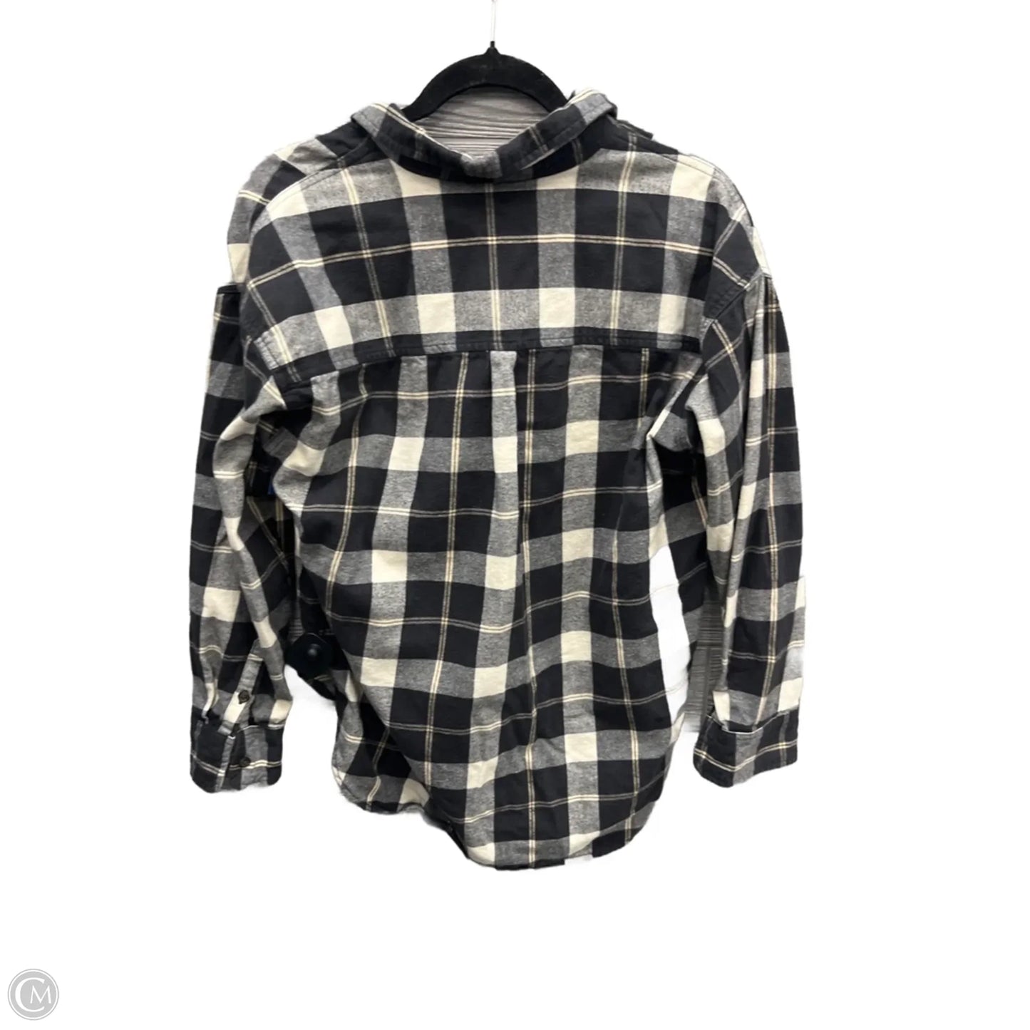 Top Long Sleeve By Universal Thread In Black, Size: S