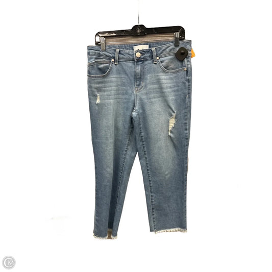 Jeans Straight By 1822 Denim In Blue Denim, Size: 8