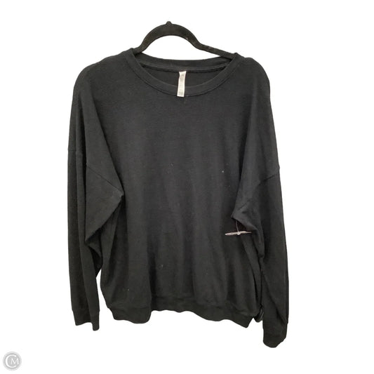 Top Long Sleeve Basic By Alo In Black, Size: L
