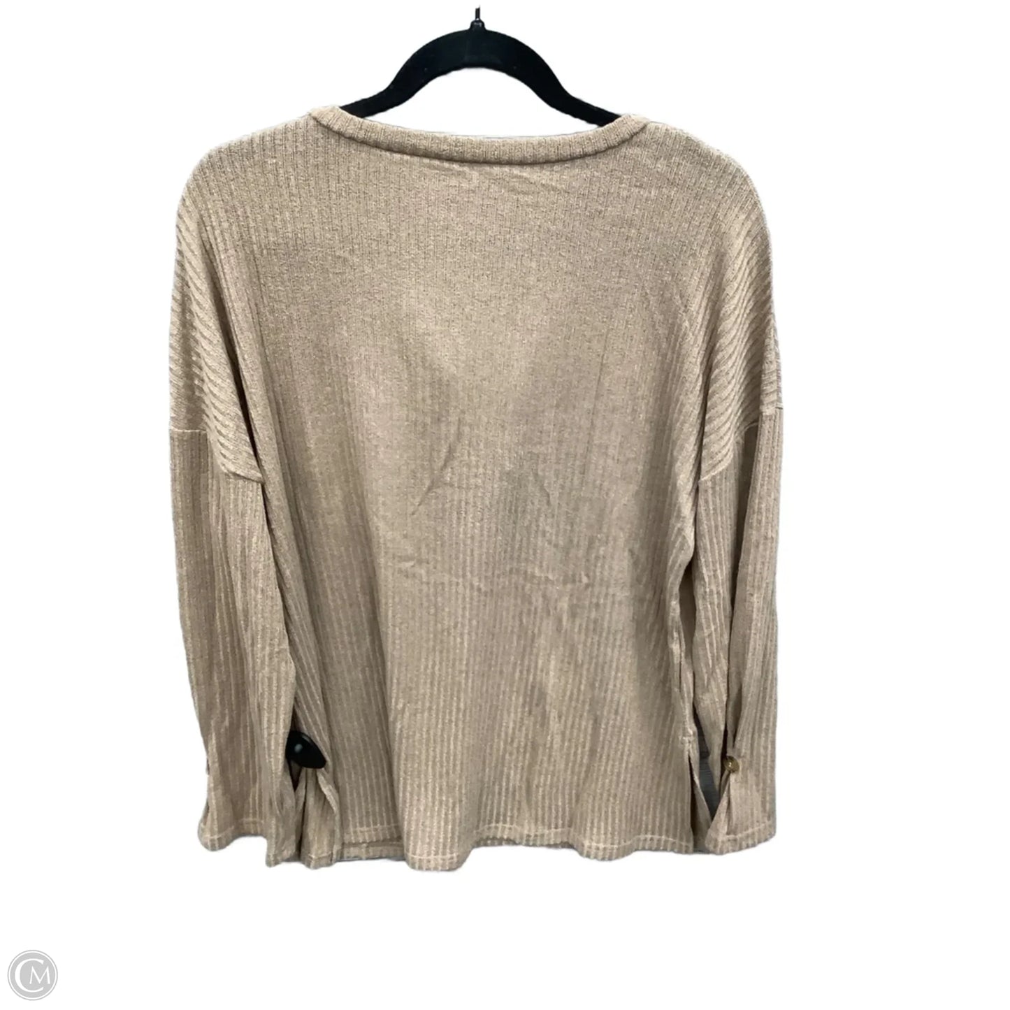 Top Long Sleeve By Shein In Brown, Size: Xl