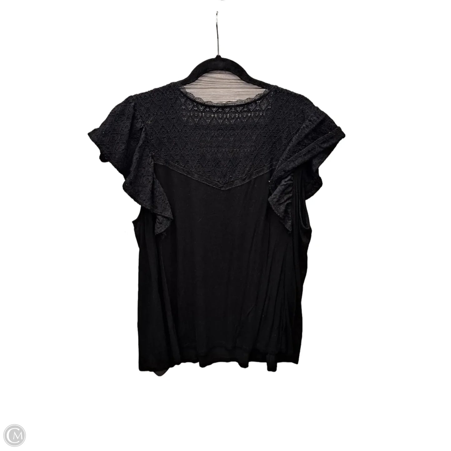 Top Short Sleeve By Torrid In Black, Size: 2x