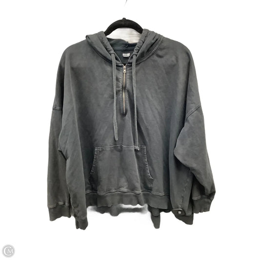 Sweatshirt Hoodie By Aerie In Grey, Size: Xxl